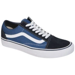 Vans Old Skool Trainers - Navy -Cheap Stepwise Footwear Store 10651215 1410796614 679892
