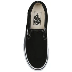 Vans Classic Slip-On Trainers - Black -Cheap Stepwise Footwear Store 10651393 1359989559 36554
