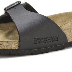 Birkenstock Women's Madrid Slim Fit Single Strap Sandals - Black -Cheap Stepwise Footwear Store 10669651 1423066893 972508