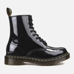 Dr. Martens Women's 1460 Patent Lamper 8-Eye Boots - Black