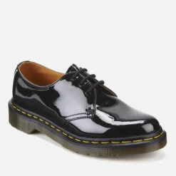 Dr. Martens Women's 1461 Patent Lamper 3-Eye Shoes - Black -Cheap Stepwise Footwear Store 10688285 7484492367788914