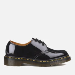 Dr. Martens Women's 1461 Patent Lamper 3-Eye Shoes - Black