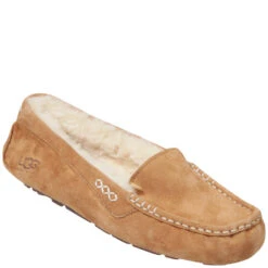 UGG Women's Ansley Moccasin Suede Slippers - Chestnut 7 UGG Women's Ansley Moccasin Suede Slippers - Chestnut -Cheap Stepwise Footwear Store 10710979 1378737900 530674