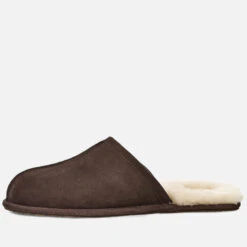 UGG Men's Scuff Suede Sheepskin Slippers - Espresso -Cheap Stepwise Footwear Store 10713300 2064978540339371