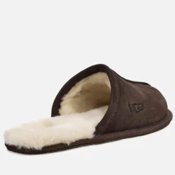 UGG Men's Scuff Suede Sheepskin Slippers - Espresso -Cheap Stepwise Footwear Store 10713300 6934978540263852