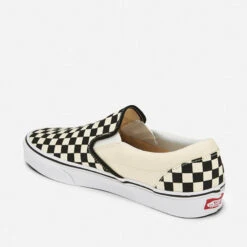 Vans Classic Slip-On Trainers - Black/White Checkerboard -Cheap Stepwise Footwear Store 10715487 1364648622222802