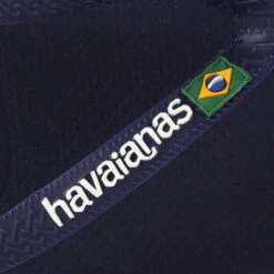 Havaianas Men's Brasil Logo Flip Flops - Navy Blue -Cheap Stepwise Footwear Store 10907493 2145047543742094