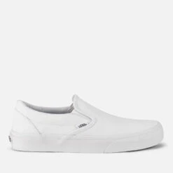 Vans Classic Slip-On Canvas Trainers - True White