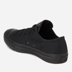 Converse Chuck Taylor All Star Ox Canvas Trainers - Black Monochrome -Cheap Stepwise Footwear Store 10993156 1304492341718962