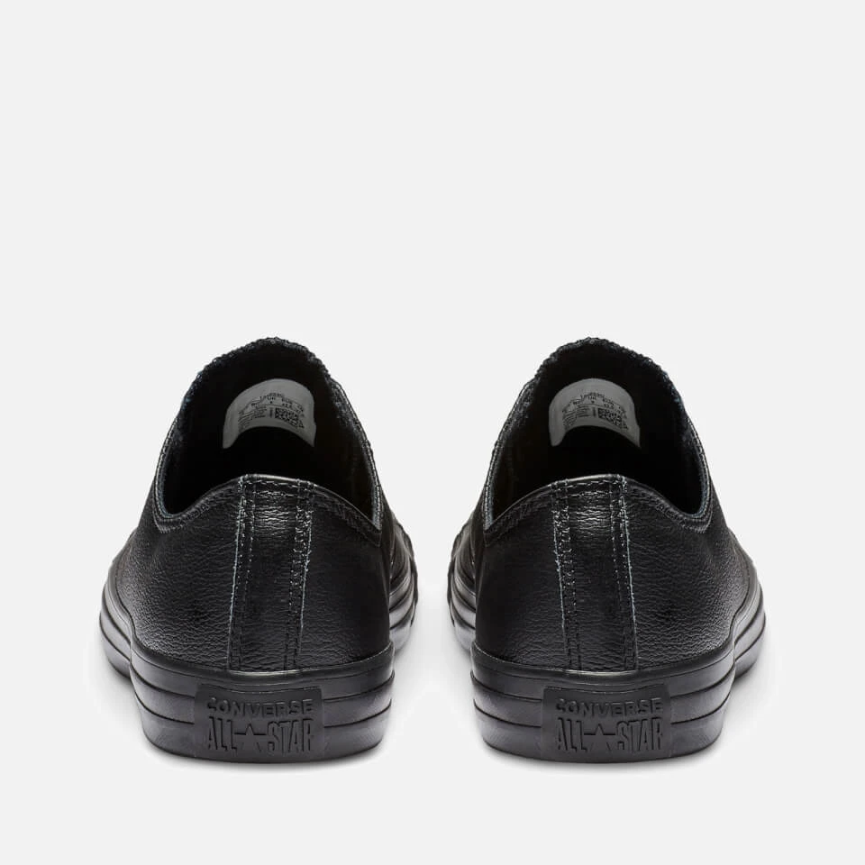 Converse Chuck Taylor All Star Ox Trainers - Black Mono 4 Converse Chuck Taylor All Star Ox Trainers - Black Mono - Image 4
