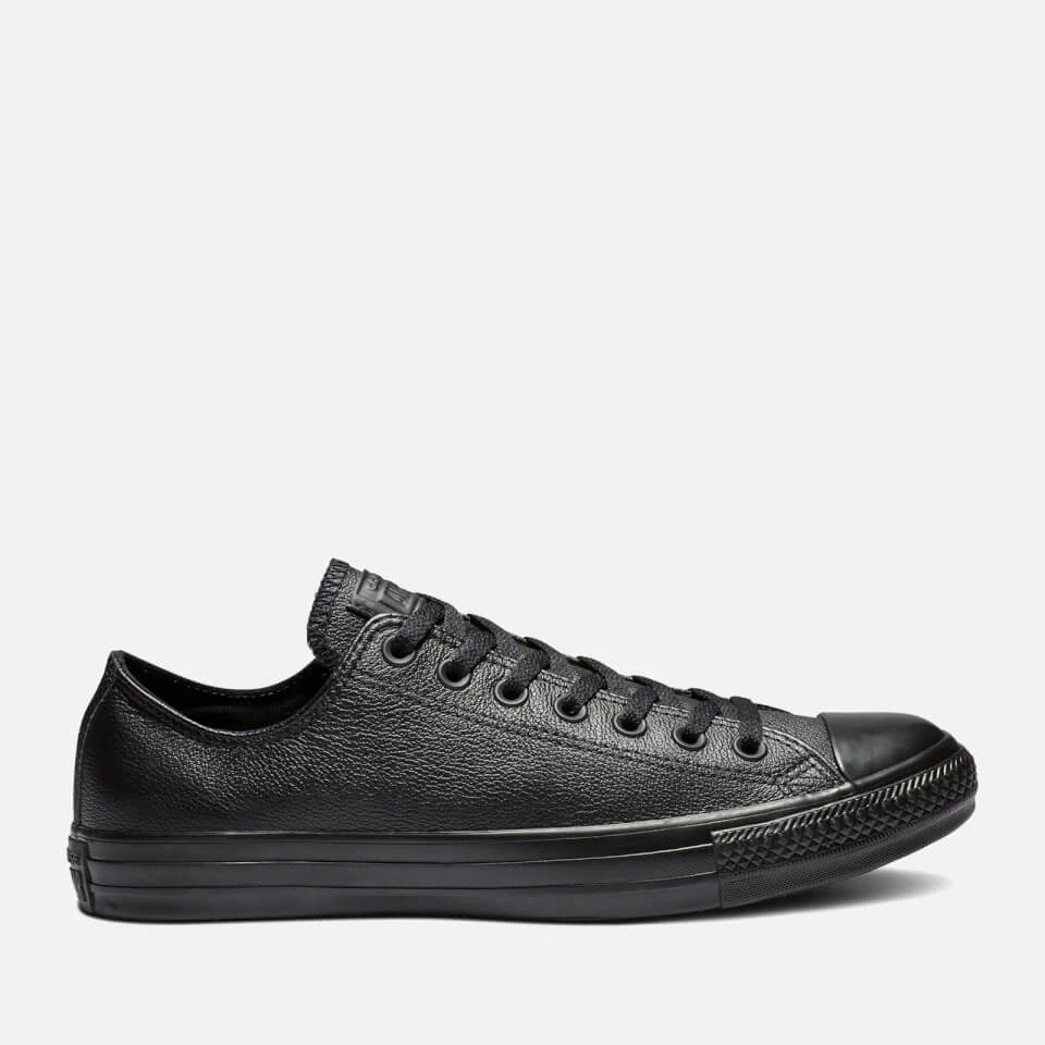 Converse Chuck Taylor All Star Ox Trainers - Black Mono 1 Converse Chuck Taylor All Star Ox Trainers - Black Mono