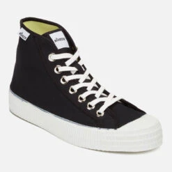 Novesta Star Dribble Canvas High Top Trainers -Cheap Stepwise Footwear Store 11239805 1264492600757328