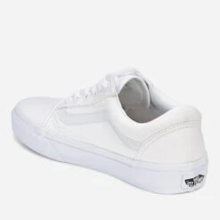Vans Old Skool Trainers - True White -Cheap Stepwise Footwear Store 11240113 1854492600957350