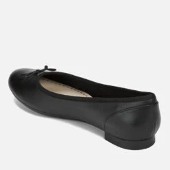 Clarks Women's Couture Leather Ballet Flats - Black -Cheap Stepwise Footwear Store 11247168 7164492601562270
