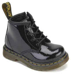 Dr. Martens Toddlers' 1460 I Patent Lamper Lace Up Boots - Black -Cheap Stepwise Footwear Store 11293491 2144403998050603