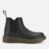 Dr. Martens Kids' 2976 J Softy T Leather Chelsea Boots - Black