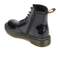 Dr. Martens Kids' 1460 J Patent Lamper Lace Up Boots - Black -Cheap Stepwise Footwear Store 11293653 1364403998117692