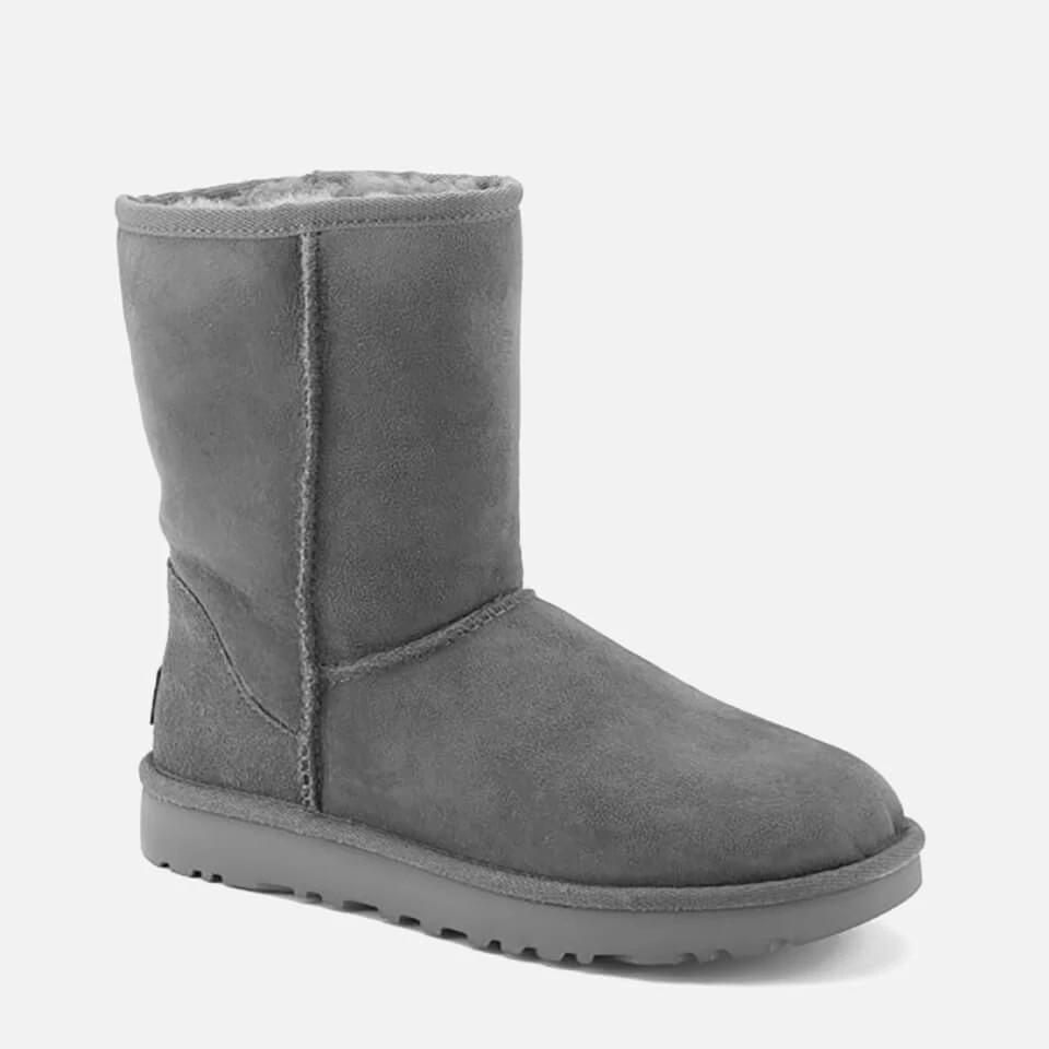 UGG Women's Classic Short II Sheepskin Boots - Grey 2 UGG Women's Classic Short II Sheepskin Boots - Grey - Image 2