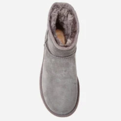 UGG Women's Classic Mini II Sheepskin Boots - Grey -Cheap Stepwise Footwear Store 11307541 1244492323661716