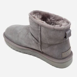 UGG Women's Classic Mini II Sheepskin Boots - Grey -Cheap Stepwise Footwear Store 11307541 2134492323711627