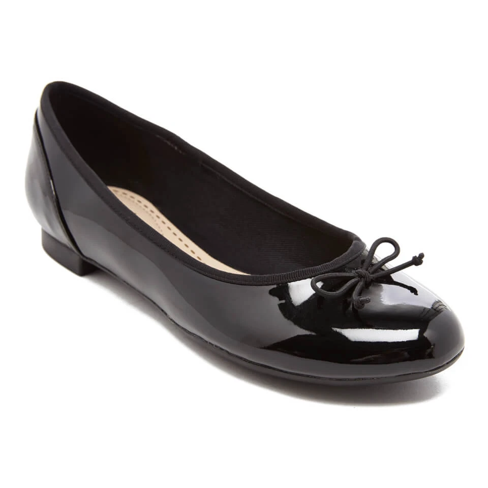 Clarks Women's Couture Patent Ballet Flats - Black 2 Clarks Women's Couture Patent Ballet Flats - Black - Image 2