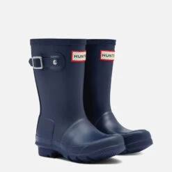 Hunter Original Little Kids' Wellington Boots - Navy -Cheap Stepwise Footwear Store 11388841 1494840436742810