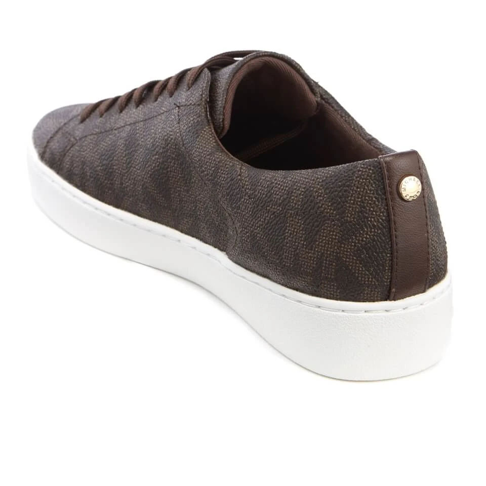 MICHAEL MICHAEL KORS Women's Keaton Stripe Trainers - Brown 4 MICHAEL MICHAEL KORS Women's Keaton Stripe Trainers - Brown - Image 4