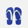Havaianas Kids' Brasil Logo Flip Flops - Marine Blue
