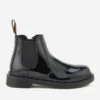 Dr. Martens Kids' Banzai Patent Lamper Leather Chelsea Boots - Black