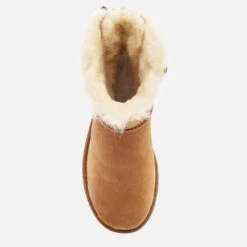 UGG Women's Mini Bailey Bow II Sheepskin Boots - Chestnut 8 UGG Women's Mini Bailey Bow II Sheepskin Boots - Chestnut -Cheap Stepwise Footwear Store 11488816 5694525035241026