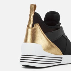 Kendall + Kylie Women's Braydin Runner Trainers - Black -Cheap Stepwise Footwear Store 11528042 1874514620636554