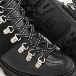 Grenson Women's Nanette Leather Hiking Lace Up Boots - Black -Cheap Stepwise Footwear Store 11719892 1804589762858943