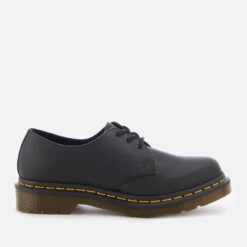Dr. Martens Women's 1461 W Virginia Leather 3-Eye Shoes - Black