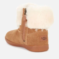UGG Toddlers' Ramona Fluff Top Sheepskin Boots - Chestnut -Cheap Stepwise Footwear Store 11835989 1314794787458078