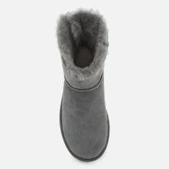 UGG Women's Mini Bailey Bow II Sheepskin Boots - Grey 6 UGG Women's Mini Bailey Bow II Sheepskin Boots - Grey -Cheap Stepwise Footwear Store 11836320 9874611575919858