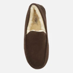 UGG Men's Ascot Suede Slippers - Espresso -Cheap Stepwise Footwear Store 11836523 3924611593237112