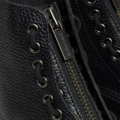 Dr. Martens Women's Sinclair Leather Zip Front Boots - Black -Cheap Stepwise Footwear Store 12105575 2105002442216955