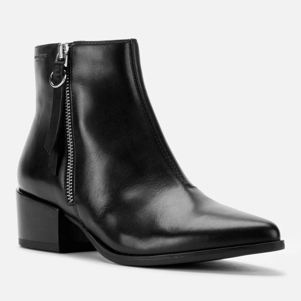 Vagabond Women's Marja Leather Heeled Ankle Boots - Black 2 Vagabond Women's Marja Leather Heeled Ankle Boots - Black - Image 2