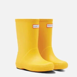 Hunter Kids' First Classic Wellington Boots - Yellow -Cheap Stepwise Footwear Store 12194223 1404840436965956
