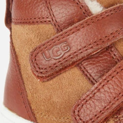 UGG Toddlers' Rennon II Hi-Top Trainers - Chestnut -Cheap Stepwise Footwear Store 12202365 1684794788395260