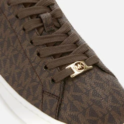 MICHAEL MICHAEL KORS Women's Keaton Low Top Trainers - Brown -Cheap Stepwise Footwear Store 12294635 1284746086842128