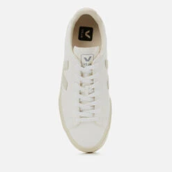 Veja Men's Campo Chrome Free Leather Trainers - Extra White/Natural -Cheap Stepwise Footwear Store 12334967 1224737262353975
