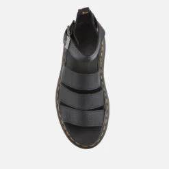 Dr. Martens Women's Clarissa II Quad Leather Sandals - Black -Cheap Stepwise Footwear Store 12367359 1494773322943124