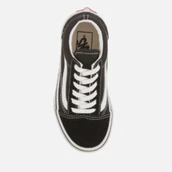 Vans Kids' Old Skool Trainers - Black/True White -Cheap Stepwise Footwear Store 12450032 4174754095949634