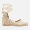 Castañer Women's Carina Wedged Espadrille Sandals - Ivory