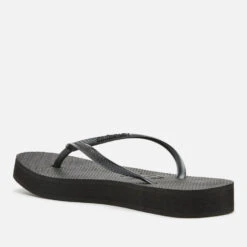 Havaianas Women's Slim Flatform Flip Flops - Black -Cheap Stepwise Footwear Store 12484273 1145047544199918