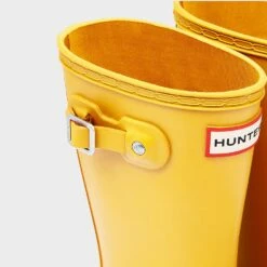 Hunter Original Big Kids' Wellington Boots - Yellow -Cheap Stepwise Footwear Store 12572983 8244769662169367