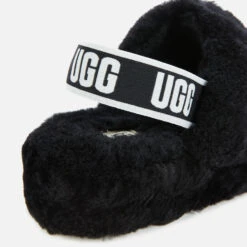UGG Women's Fluff Yeah Slippers - Black 7 UGG Women's Fluff Yeah Slippers - Black -Cheap Stepwise Footwear Store 12608419 1314801318875783