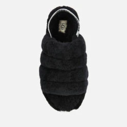 UGG Women's Fluff Yeah Slippers - Black 6 UGG Women's Fluff Yeah Slippers - Black -Cheap Stepwise Footwear Store 12608419 2204801318784568