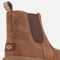 UGG Kids' Bolden Waterproof Leather Chelsea Boots - Walnut -Cheap Stepwise Footwear Store 12614172 1104799268435594
